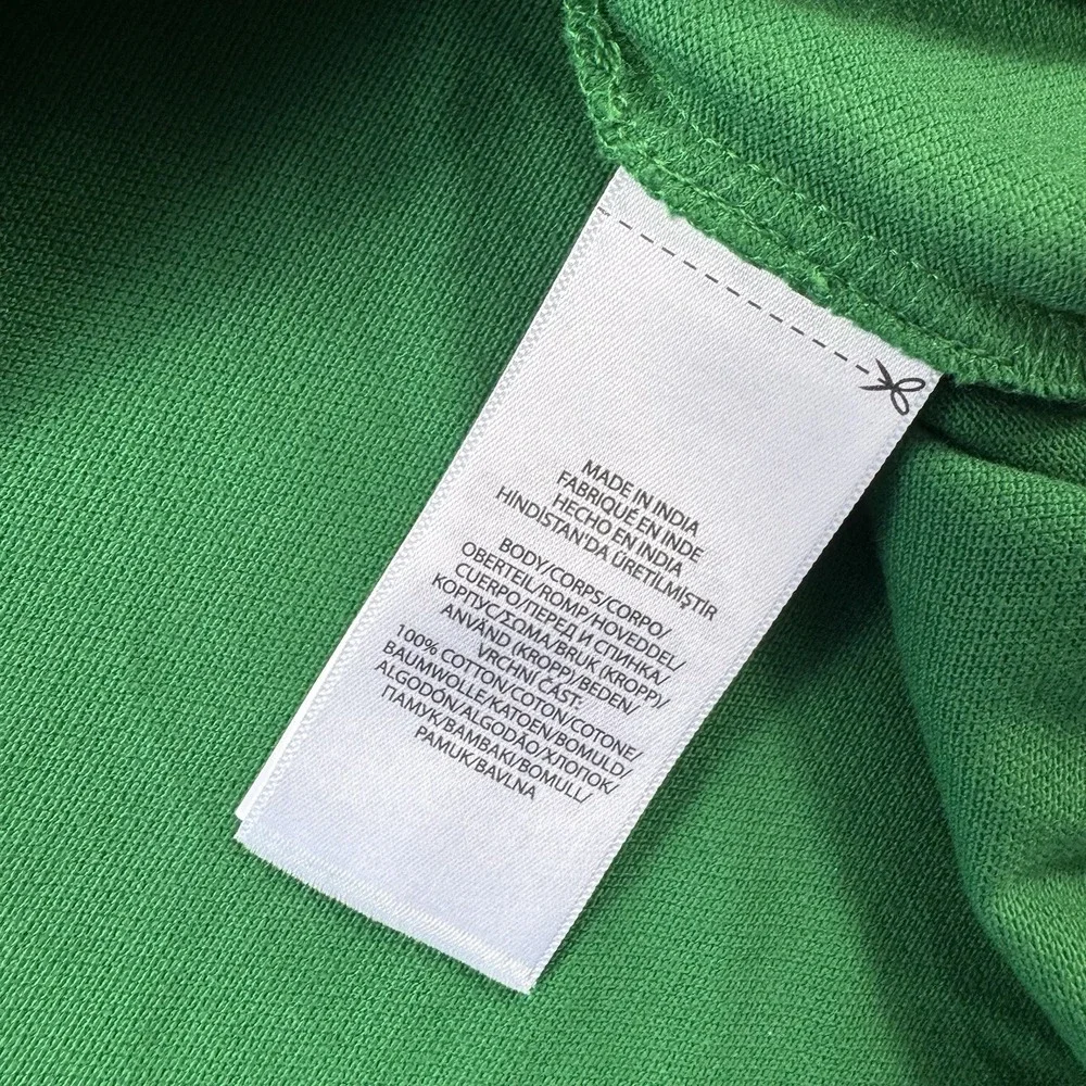 Polo Ralph Lauren Green Blue Colorblock Big Pony Cotton Polo Size XL #3 NWOT